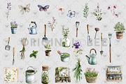 Garden Items Clipart, an Illustration by BigCakeBee (Thumbnail 3 of 4)