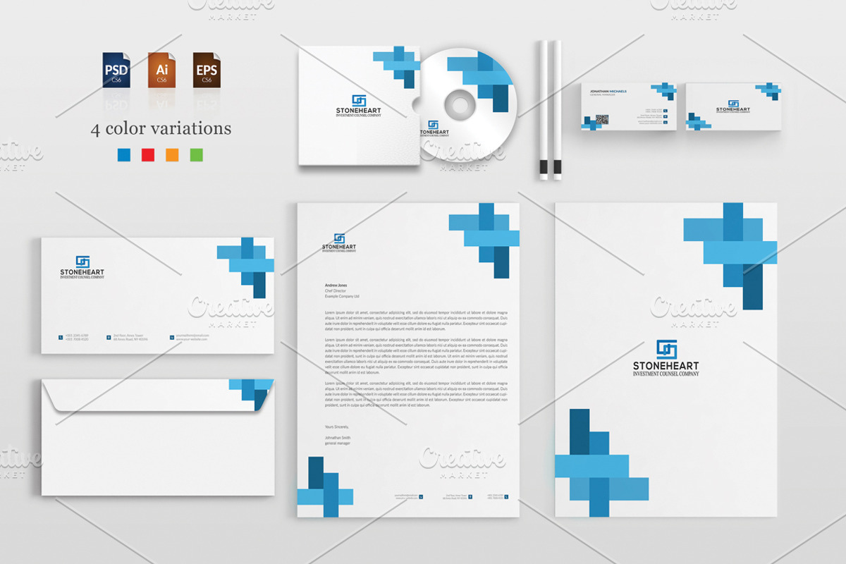 Stationery Pack, a Stationery Template by BettyDesign (Photo 1 of 9)