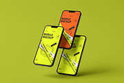 10 Screen Mockup Multi iPhone, an iPhone Mockup by East Gallery (Thumbnail 1 of 10)