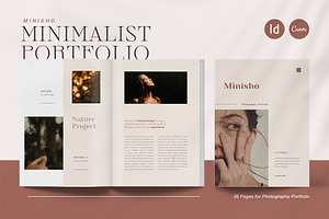 Canva Minimalist Portfolio Minisho