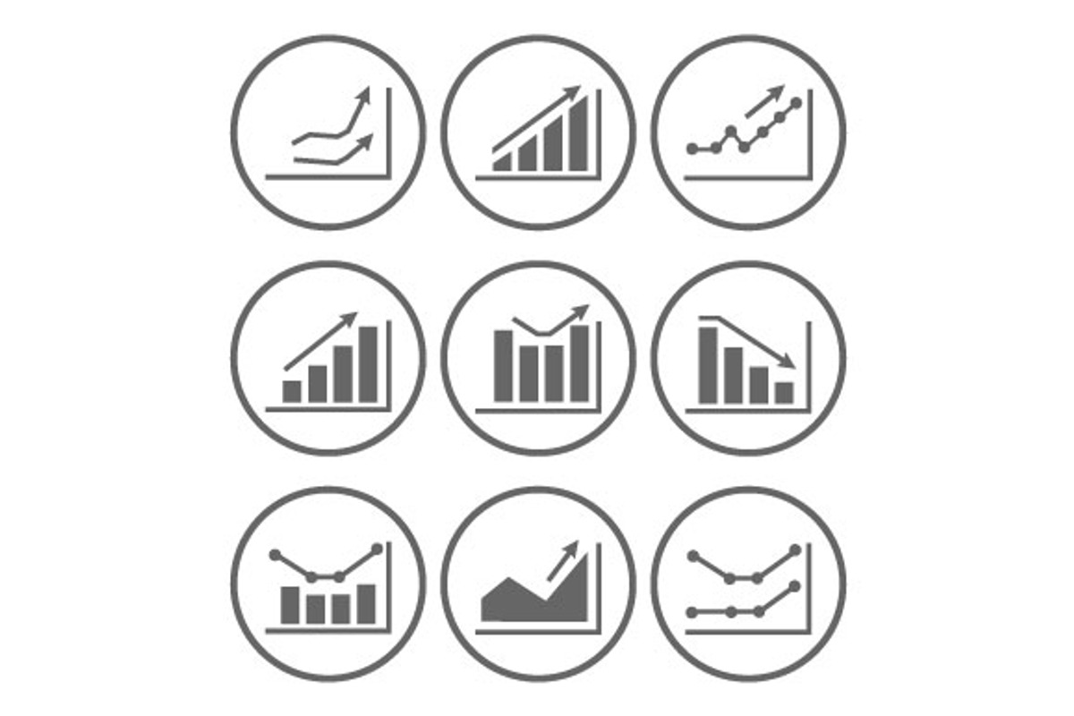 Infographics icons, an Outline Icon by AlexZeL (Photo 3 of 5)