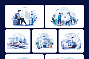 Travel and Camping Illustration Set, a Person Illustration by Brickclay (Thumbnail 8 of 10)