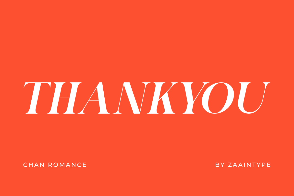 Chan Romance, a Serif Font by zaaintype (Photo 2 of 11)
