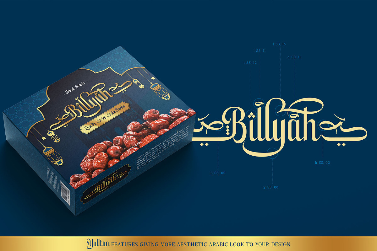 Yulltan Ramadan Typeface, a Sans Serif Font by alit design (Photo 8 of 19)