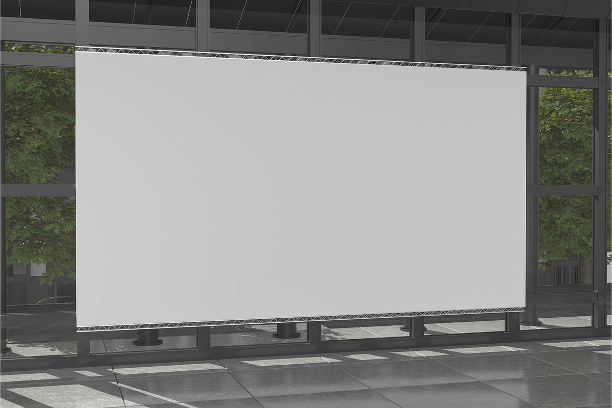 Banner Mockup, an Advertising Mockup by Permadi Creative (Photo 4 of 5)