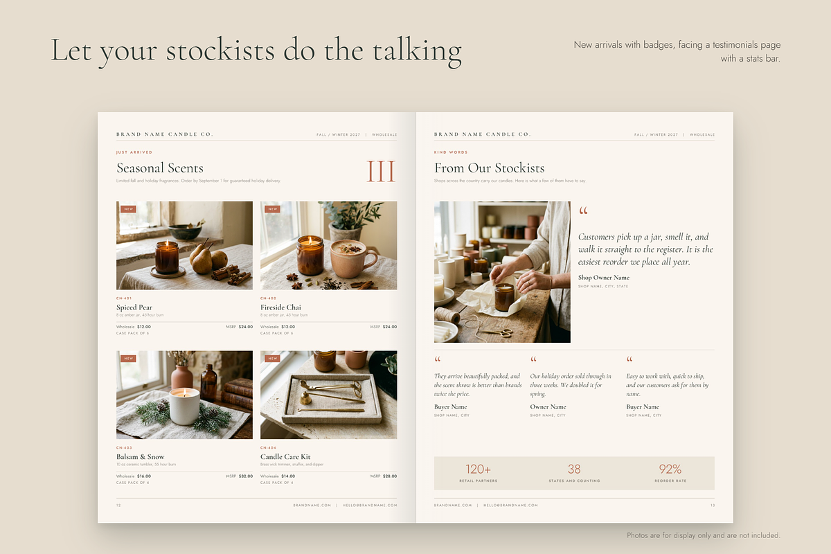 Wholesale Line Sheet Template, a Magazine Template by Lauren Hodges (Photo 10 of 15)