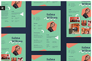 Creative Minimal CV Resume, a Resume Template by Neermana (Thumbnail 1 of 5)