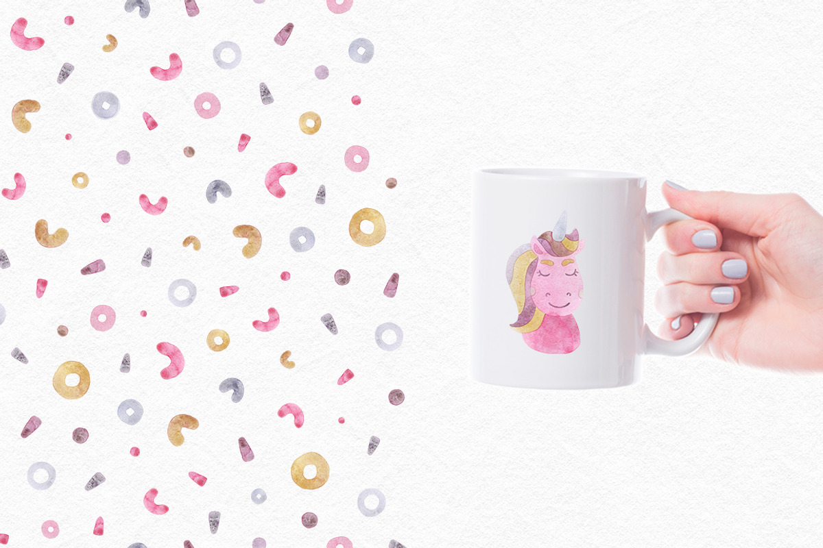 Rainbows and unicorns clipart, a Decorative Illustration by CreativeByLu (Photo 10 of 15)