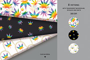 CANNABIS / MARIJUANA BUNDLE, a Decorative Illustration by Elena_Sedova (Thumbnail 19 of 30)