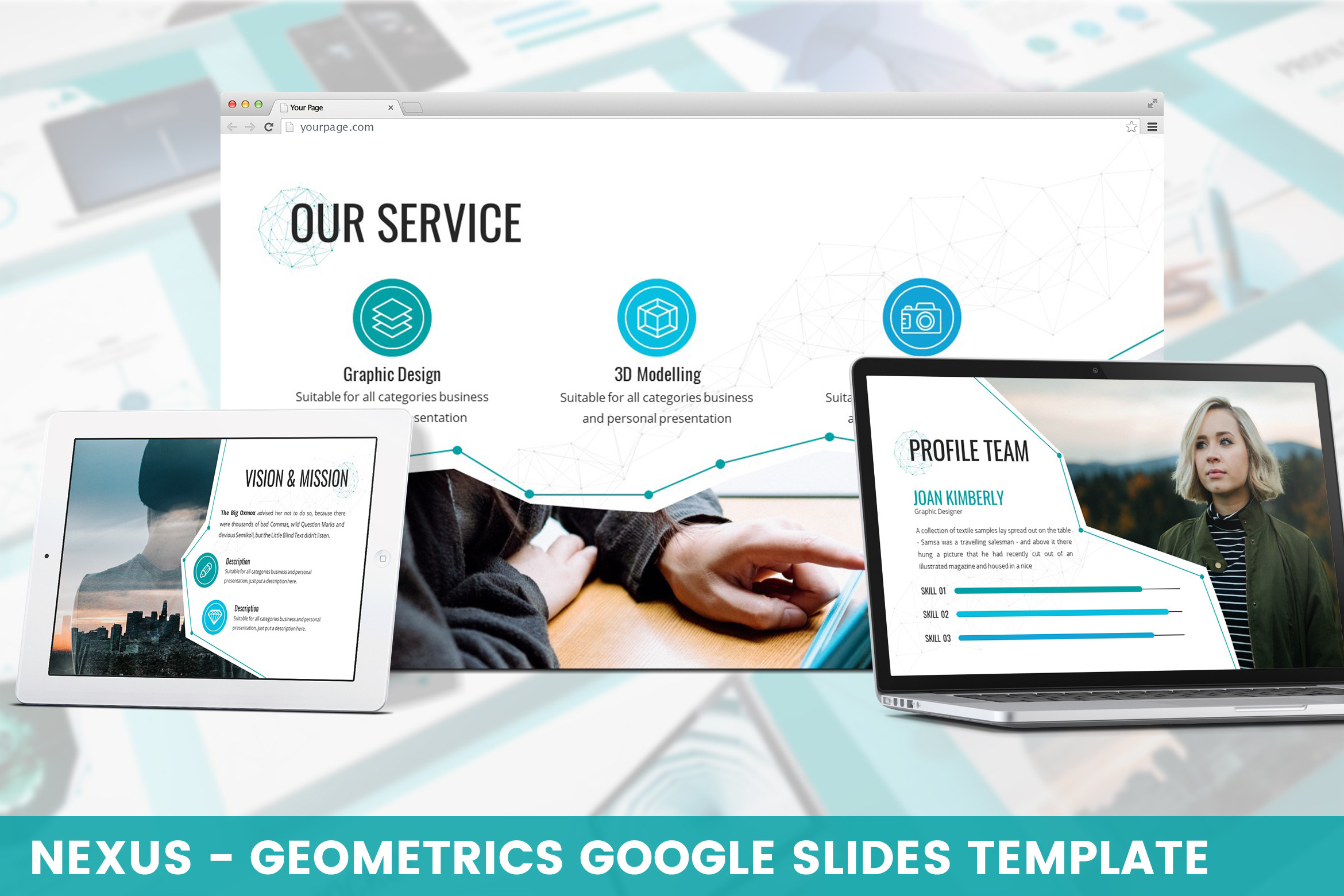 Nexus  Google Slides Template by Slidefactory  Creative Market
