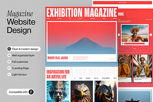 Magazine Website, a Websites & App Template by sajon.co