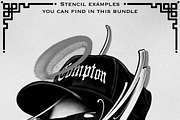 Special Lettering tattoo bundle, a Brush Add-On by ProcreateInk (Thumbnail 6 of 10)