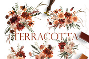 Watercolor Flower -Terracotta Floral, an Illustration by Beigetime (Thumbnail 6 of 13)