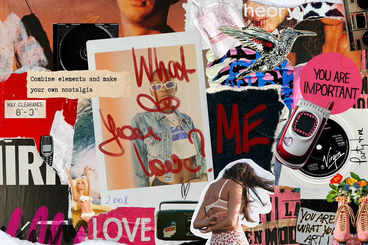 MIXED MEDIA SET my NOSTALGIA, an Object Graphic by lerinartstudio (Photo 5 of 15)