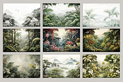 Tropical rainforest wallpaper, a Wallpaper Graphic by fei long (Thumbnail 8 of 10)