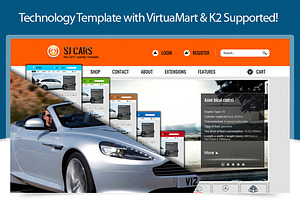 SJ Cars with VirtueMart supported