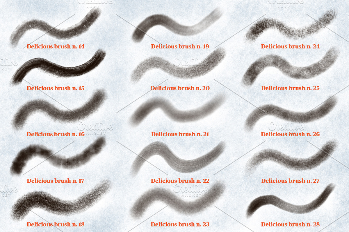 Delicious Brushes for Procreate, a Brush Add-On by Biso Studio (Photo 6 of 6)