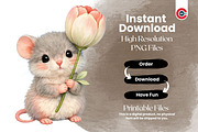 Spring Meadow Animals Clipart, an Animal Illustration by C-Kav (Thumbnail 8 of 14)