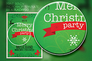 Vintage Christmas Flyer, a Flyer Template by Krukowski Graphics (Thumbnail 2 of 3)