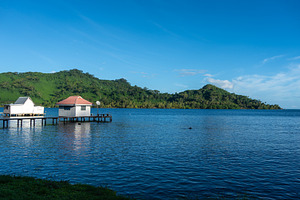 Hurepiti Bay on the island of Tahaa in French Polynesia, a Nature Photo by GoodGoods