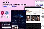 Aithm - AI & Startup WordPress Theme, a WordPress Template by Helenshop (Thumbnail 1 of 2)
