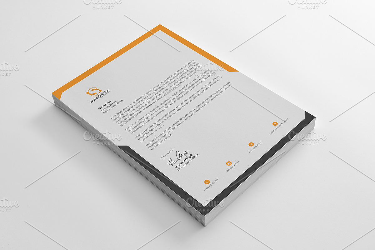 Letterhead, a Stationery Template by Cristal Pioneer (Photo 6 of 9)