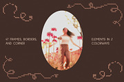 Whimsy Cross Stitch Frames & Borders, an Object Graphic by Anzhelika (Thumbnail 2 of 10)