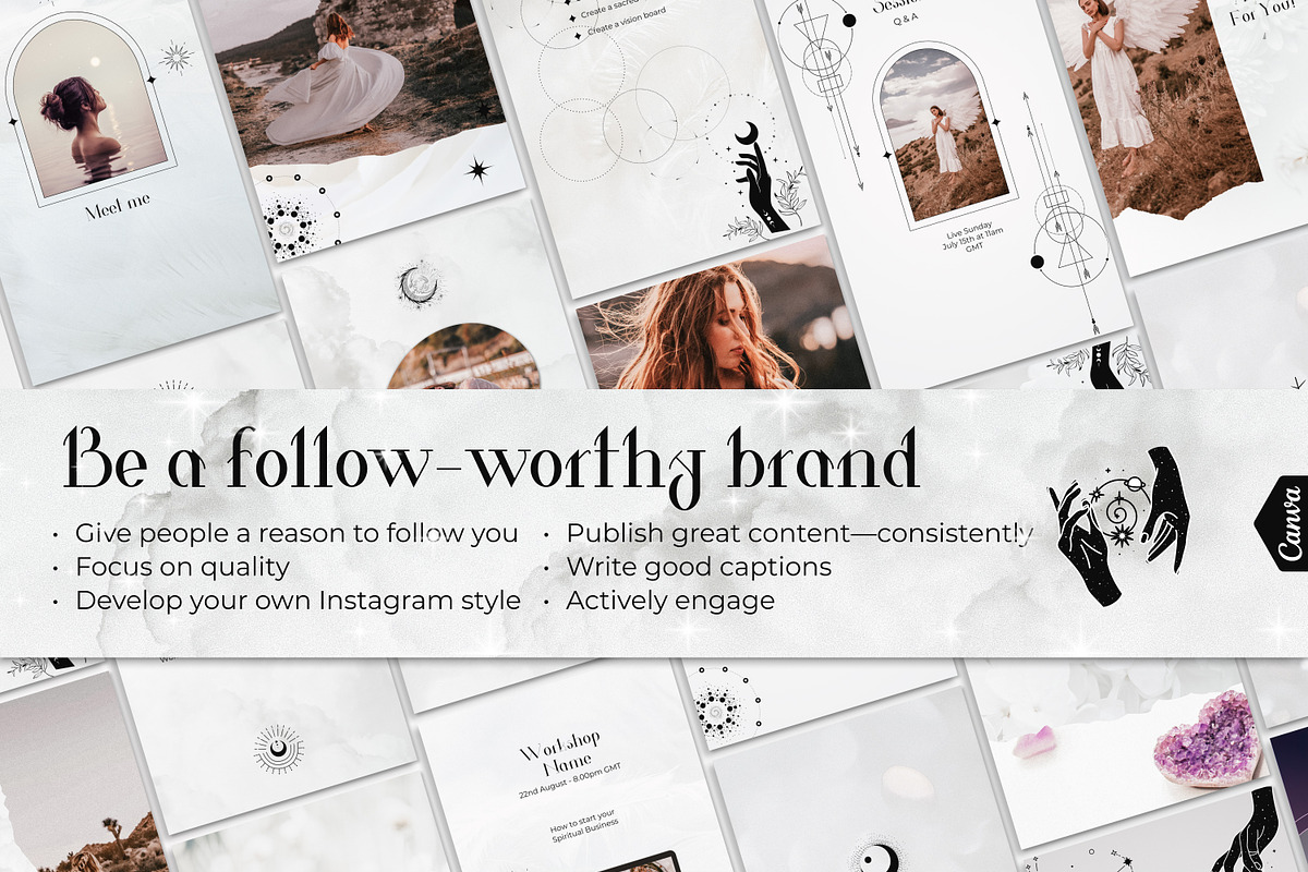 White Spiritual Instagram Stories, a Social Media Template by Under My Cozy Roof (Photo 5 of 9)
