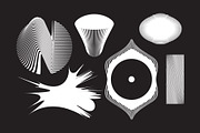 100+ Abstract Vector Shapes, a Background Graphic by Vanzyst (Thumbnail 16 of 17)