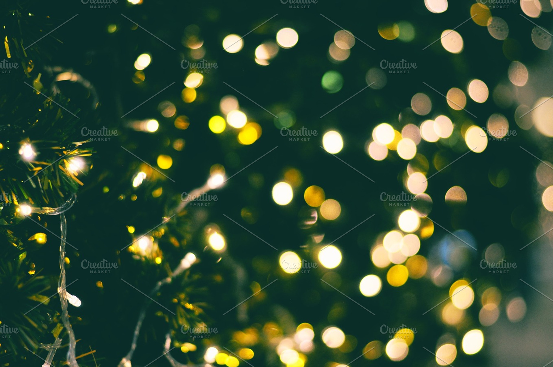 Bokeh of christmas lights featuring bokeh, bokeh background, and abstract, an Abstract Photo by PEMIKA