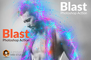 Blast Photoshop Action