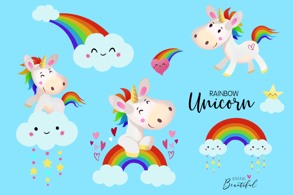Rainbow Unicorn, an Illustration by Useful Beautiful (Photo 2 of 4)