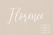 Florence | A Beautiful Script, a Script Font by Jen Wagner Co (Thumbnail 1 of 5)
