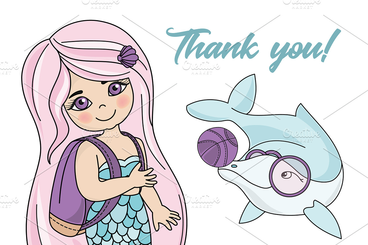 MERMAID SCHOOL, a Decorative Illustration by FARAWAYKINGDOM (Photo 11 of 11)