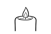 Candle Silhouette Vector Bundle, an Illustration by jahid234 (Thumbnail 15 of 51)