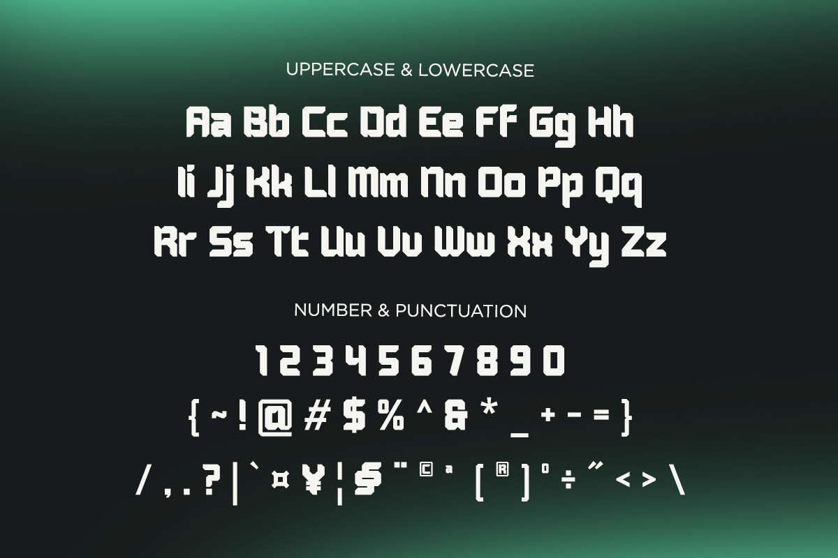 Forzon - Futuristic Display Typeface, a Sans Serif Font by Say Studio (Photo 10 of 15)