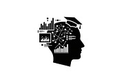 Brain Analytics Silhouettes, a Graphic by hafijul (Thumbnail 5 of 14)