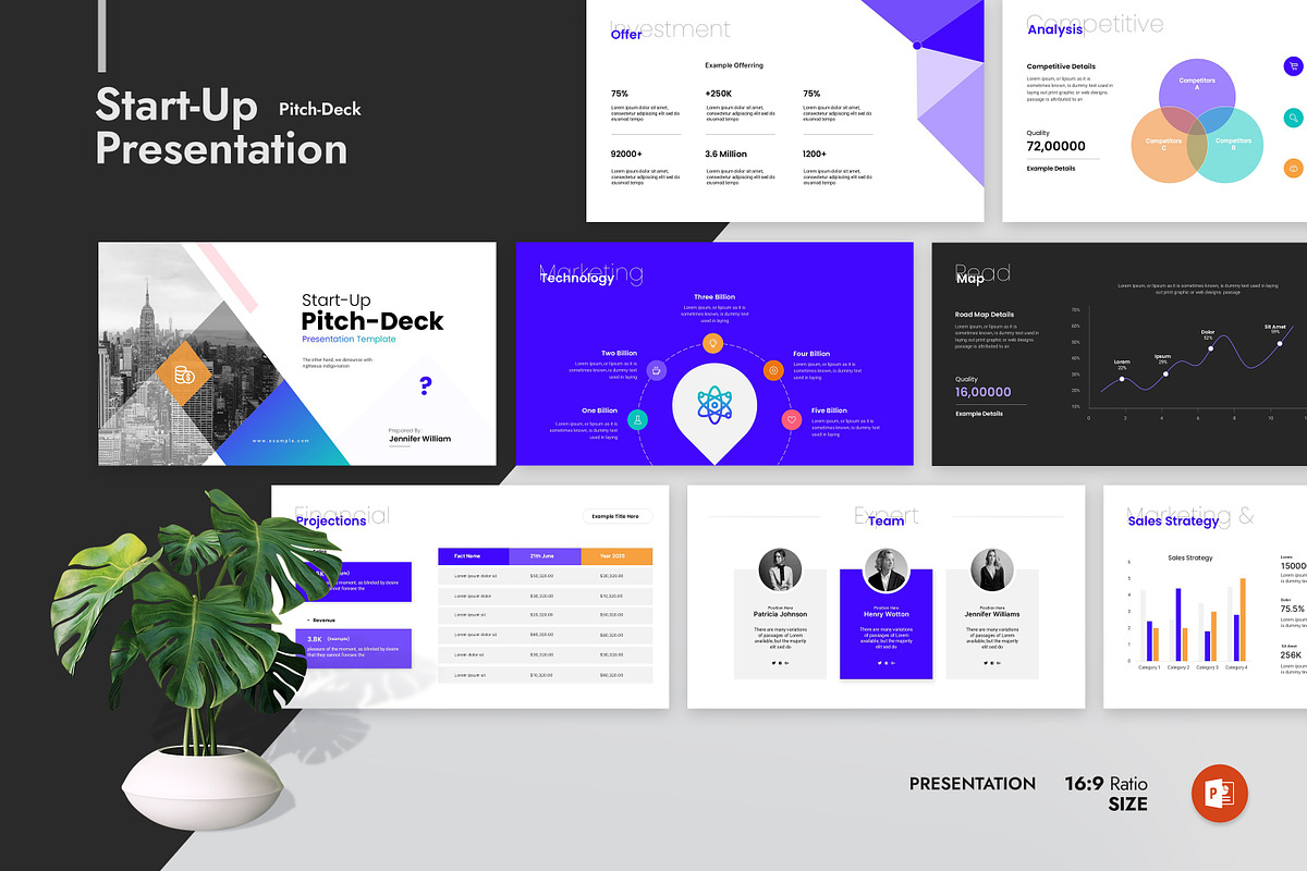 Start Up Pitch Deck PowerPoint