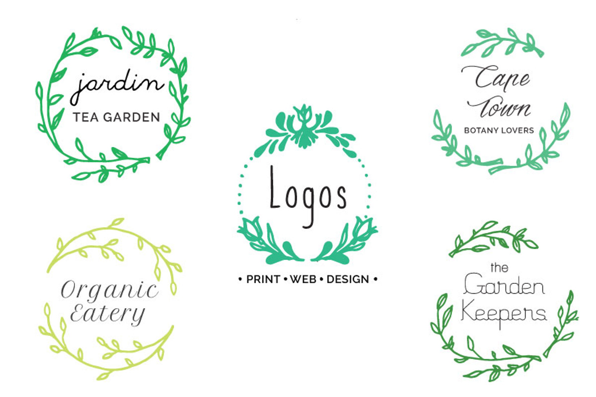 Wreath Vector Logos, a Branding & Logo Template by Zelri (Photo 2 of 2)