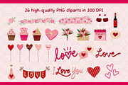 Valentine's Day Graphic Set, a Pattern Graphic by Drafts n Doodles (Thumbnail 2 of 6)