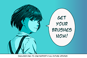 Manga Procreate Brushes & Anime Pens, a Brush Add-On by Delightful Design (Thumbnail 5 of 5)
