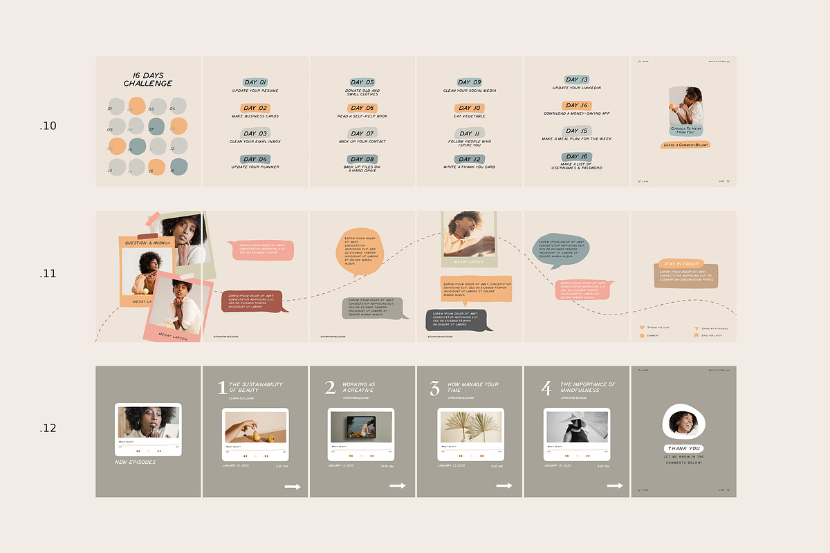 Coach Carousel Templates CANVA-PS, a Social Media Template by Sparrow & Snow (Photo 6 of 11)