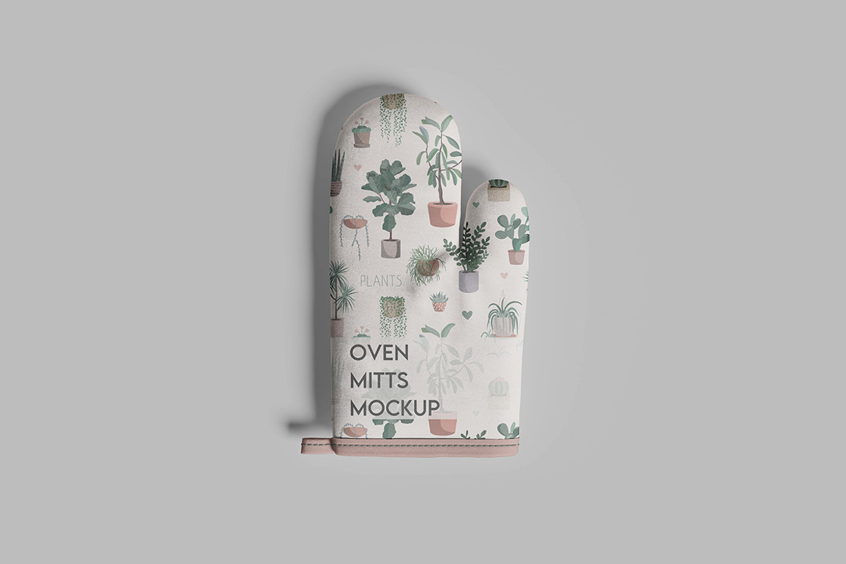 Oven Mitts Mockup, a Product Mockup by MrLetters (Photo 2 of 5)