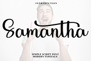 Samantha, a Handwritten Font by FreshTypeINK (Thumbnail 1 of 8)