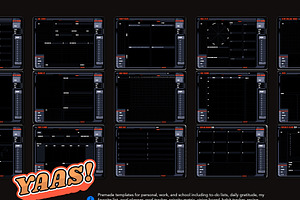 Life LCARS Undated Digital Planner