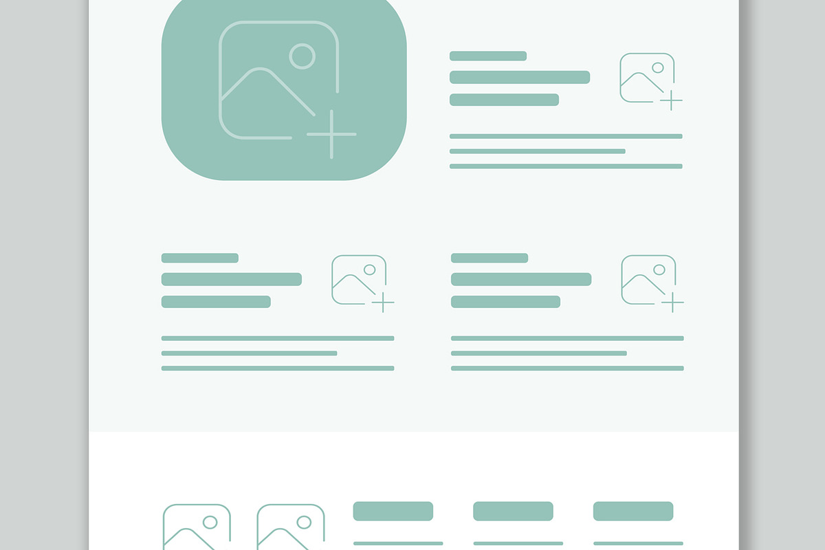 Wireframe Landing Page Layout, a Landing Page Template by ContestDesign (Photo 6 of 7)