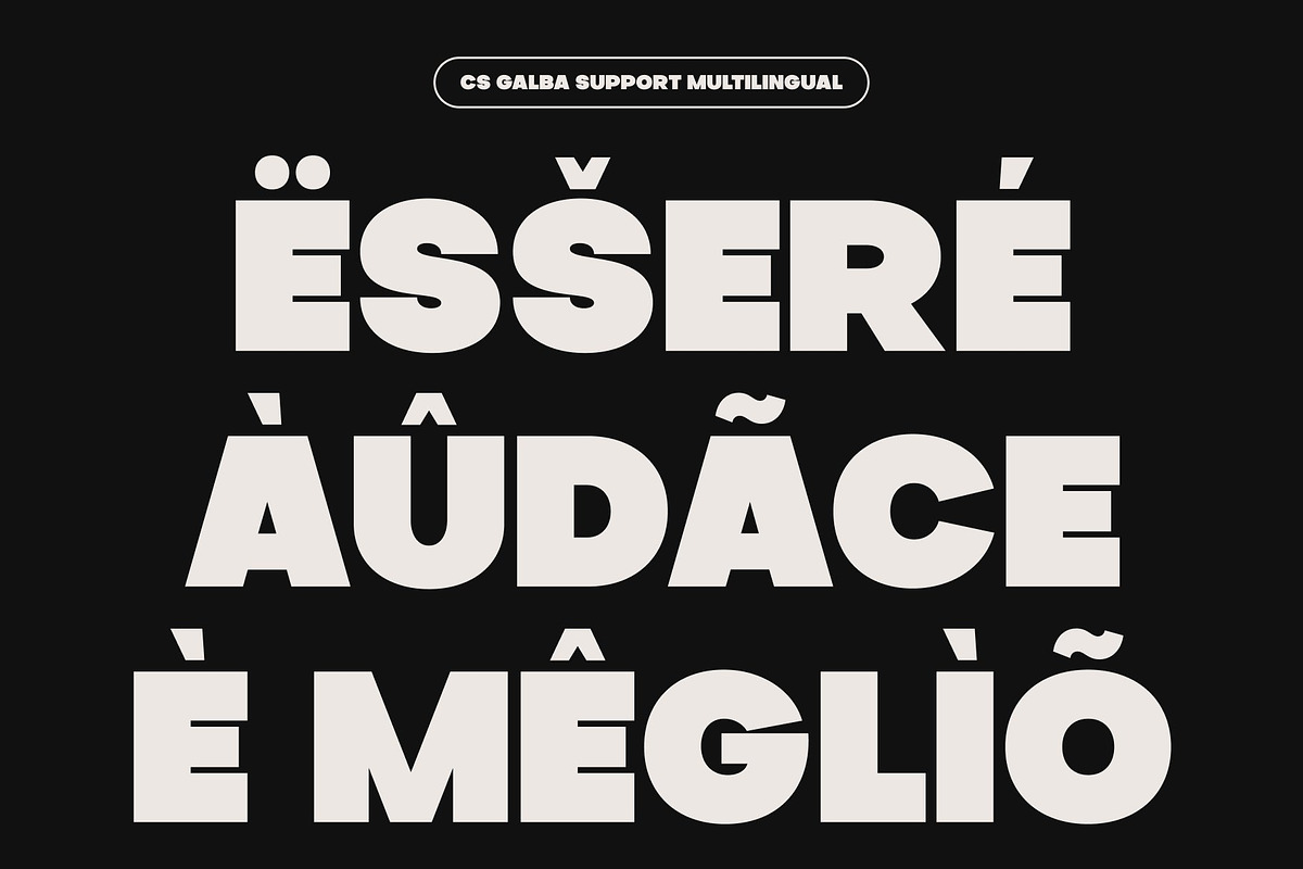 CS Galba – Bold Sans Serif, a Sans Serif Font by Craft Supply Co. (Photo 5 of 8)