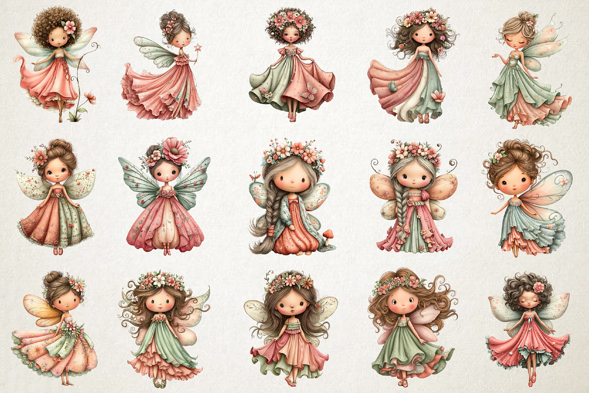 Enchanting Fairy Mom PNG Clipart, an Illustration by RobertsArt (Photo 3 of 5)