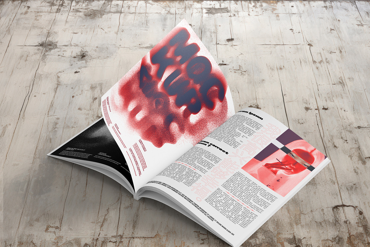 Magazine Mockup Template Set, a Books & Magazine Mockup by ArtDom (Photo 8 of 10)