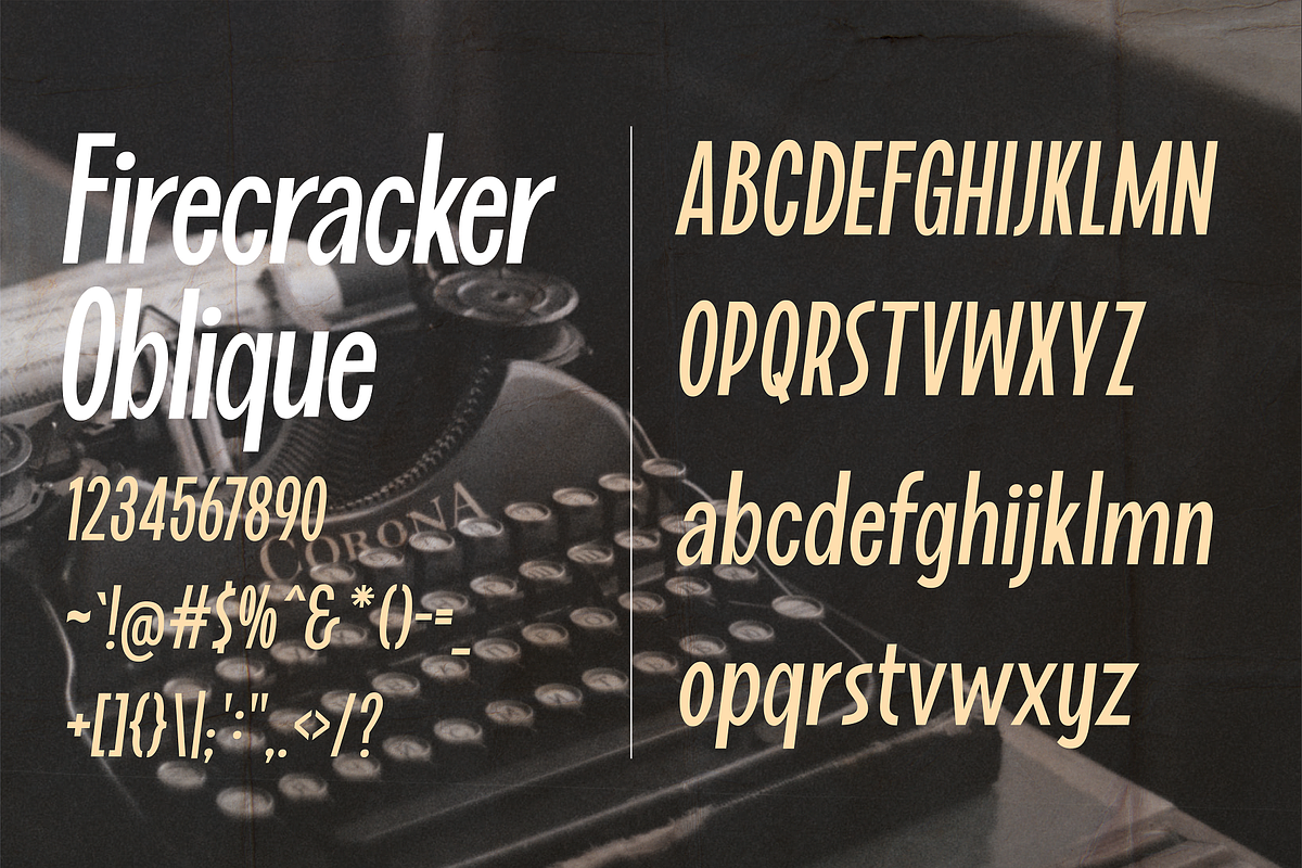 Firecracker - Vintage Typeface, a Font by HipFonts (Photo 4 of 10)
